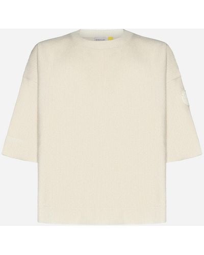 MONCLER X ROC NATION Wool Sweater - White