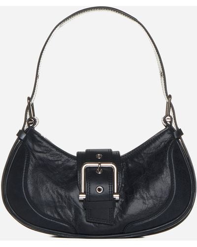 OSOI Brocle Leather Hobo Bag - Black