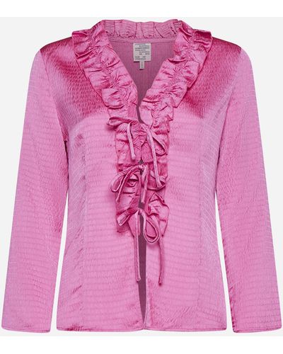 Baum und Pferdgarten Maji Satin Shirt - Pink