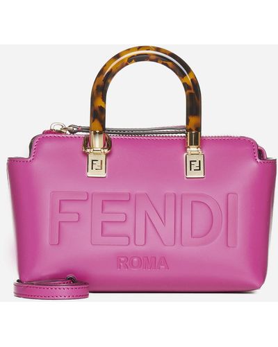 Fendi By The Way Mini Leather Bag - Pink