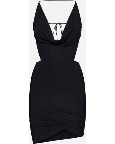 Amazuìn Ester Mini Dress - Black