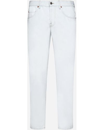 Gucci Tapered Leg Jeans - White