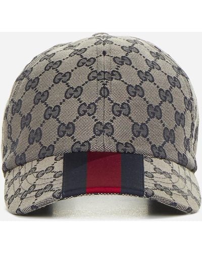 Gucci Original GG Fabric Baseball Cap - Grey