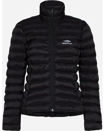 Balenciaga Ski Quilted Nylon Puffer Jacket - Black