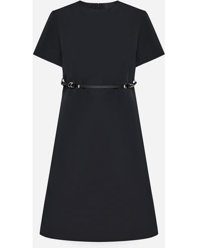 Givenchy Voyou Cotton-blend Dress - Black