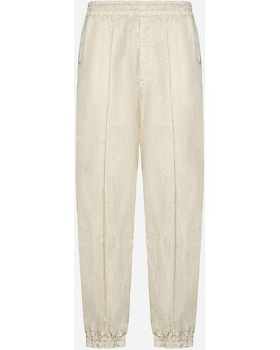 Burberry Nylon Sweatpants - White