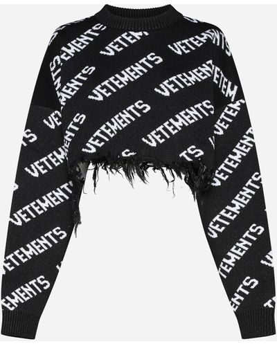 Vetements Jumpers - Black