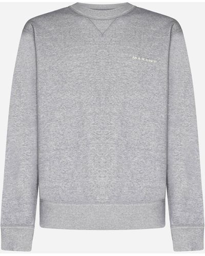 Isabel Marant Mikis Cotton-blend Sweatshirt - Gray