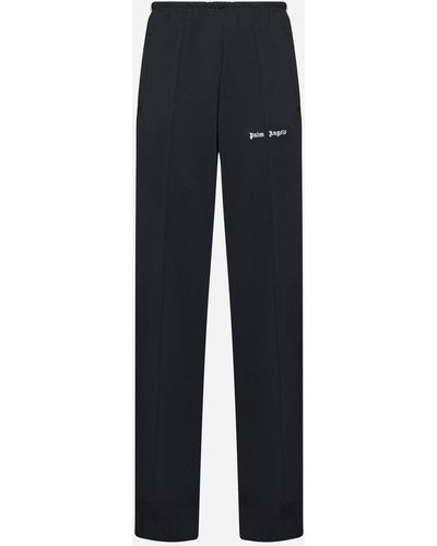 Palm Angels Loose Track Jersey Trousers - Blue