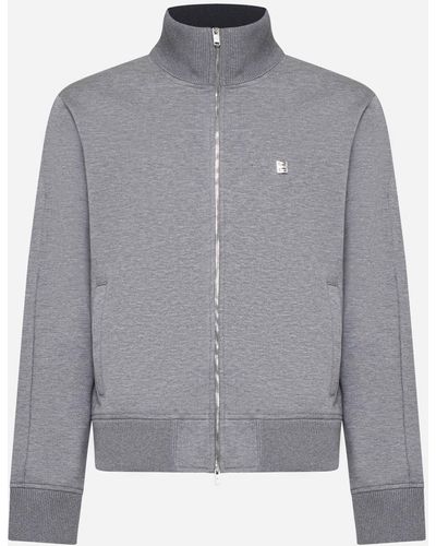 Givenchy 4g-logo Cotton Track Jacket - Grey