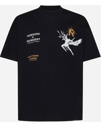 Represent Icarus Cotton T-shirt - Black