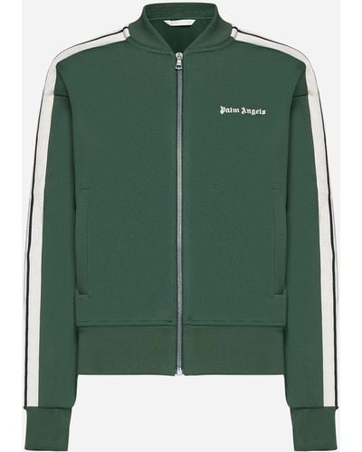 Palm Angels Jersey Track Jacket - Green