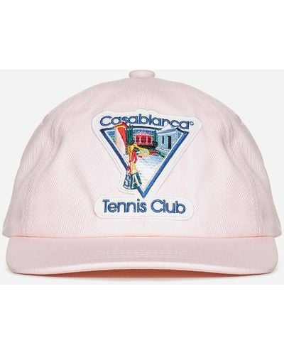 Casablancabrand La Jouese Cotton Baseball Cap - Pink