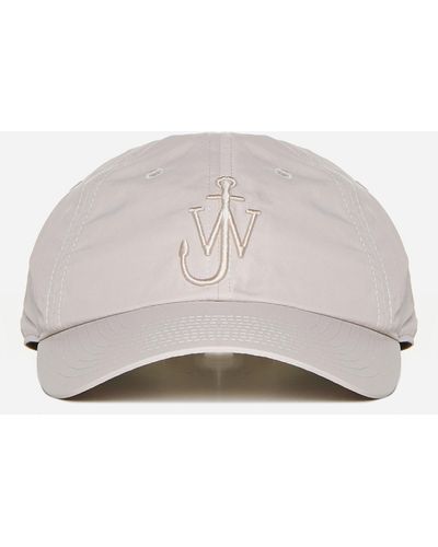 JW Anderson Logo Nylon-blend Baseball Cap - Grey