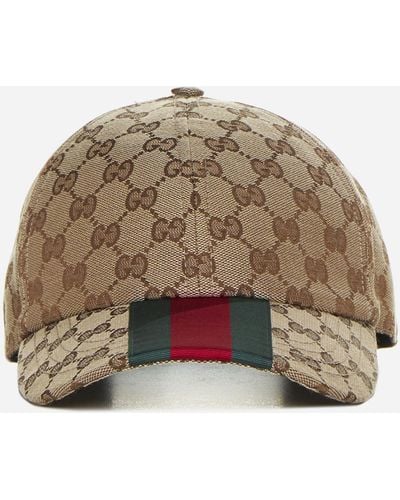 Gucci Original GG Fabric Baseball Cap - Natural