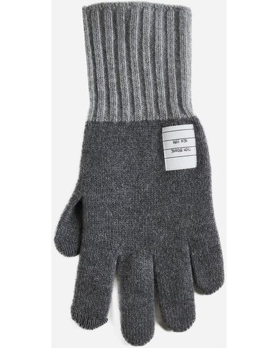 Thom Browne Gloves - Gray