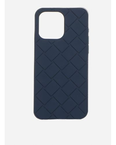 Bottega Veneta Iphone 15 Pro Max Cover Case - Blue