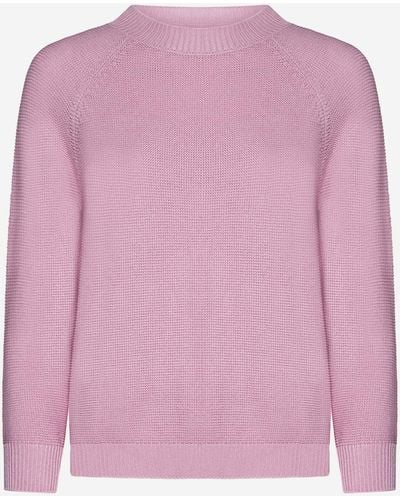 Weekend by Maxmara Linz Cotton Sweater - Pink