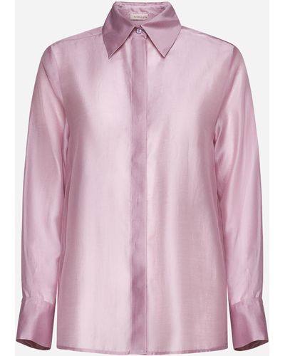 Blanca Vita Cedry Viscose-blend Shirt - Pink