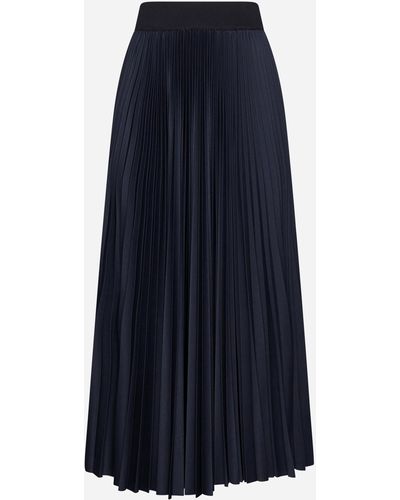 Fabiana Filippi Pleated Long Dress - Blue