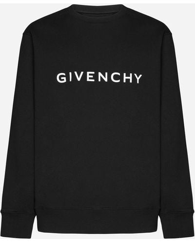 Givenchy Logo Cotton Sweatshirt - Black