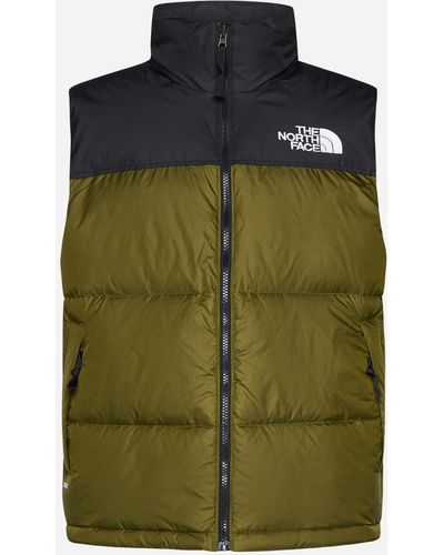 The North Face 1996 Retro Nuptse Quilted Nylon Down Vest - Green