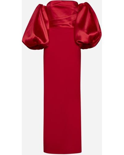 Solace London Carmen Maxi Dress - Red