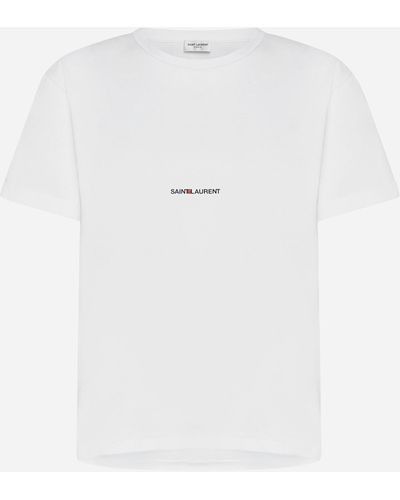 Saint Laurent Rive Gauche T-shirt - White