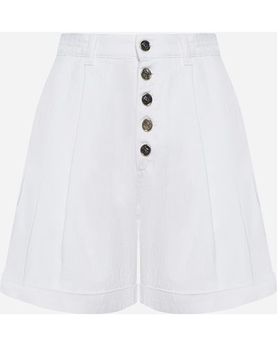 Etro Cotton Shorts - White