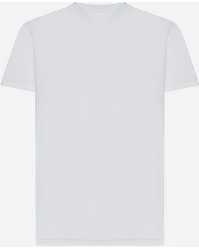PT Torino Silk And Cotton T-shirt - White