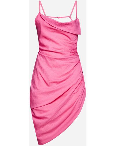 Jacquemus Saudade Stretch Viscose Dress - Pink