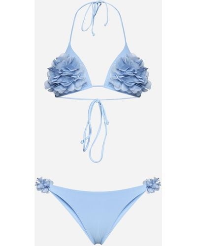 LaRevêche Shanya Frills Bikini - Blue