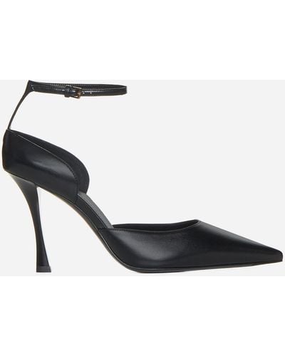 Givenchy Show Leather Court Shoes With Stockings - White