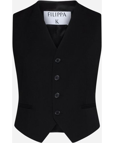 Filippa K Tailored Woo Vest - Black
