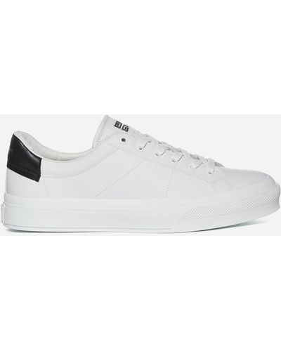 Givenchy City Leather Low Trainers - White