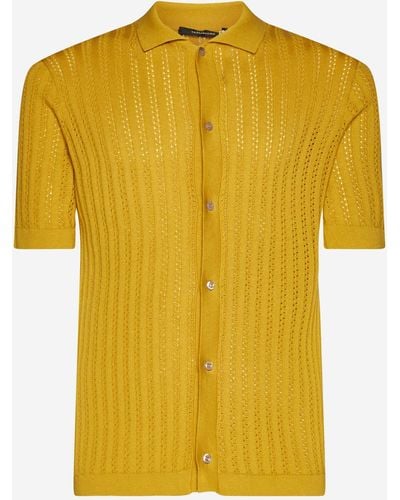 Tagliatore Shirts - Yellow