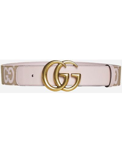 Gucci GG Marmont Jumbo Belt - White
