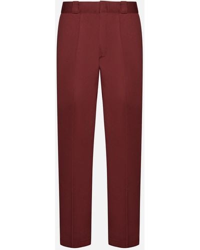 Dickies 874 Work Cotton-blend Trousers - Red