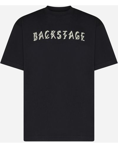 44 Label Group Backstage Cotton T-shirt - Black