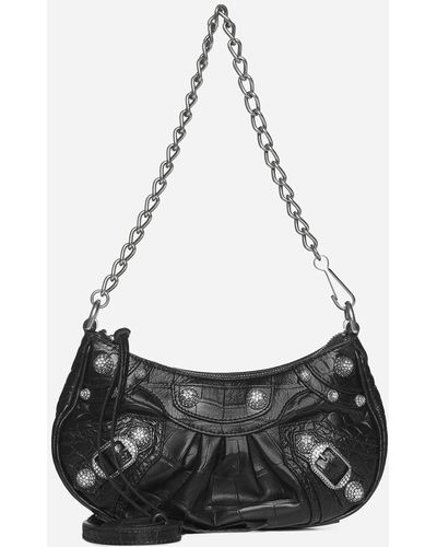 Balenciaga Le Cagole Leather Mini Bag - Black