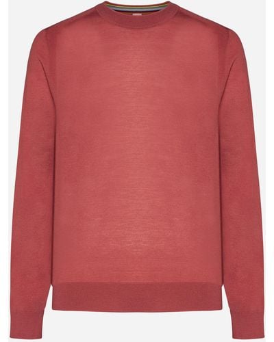 Paul Smith Merino Wool Sweater - Red