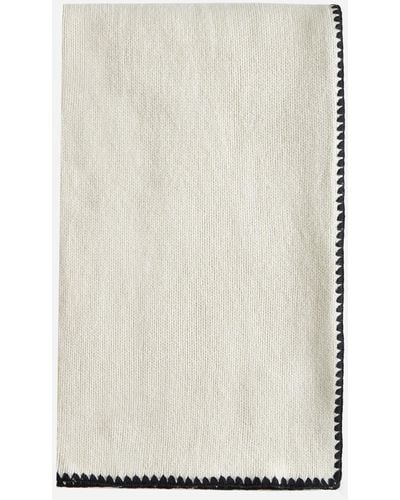 Totême Wool And Cashmere Scarf - White