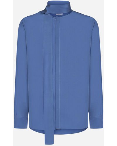 Valentino Silk Shirt - Blue