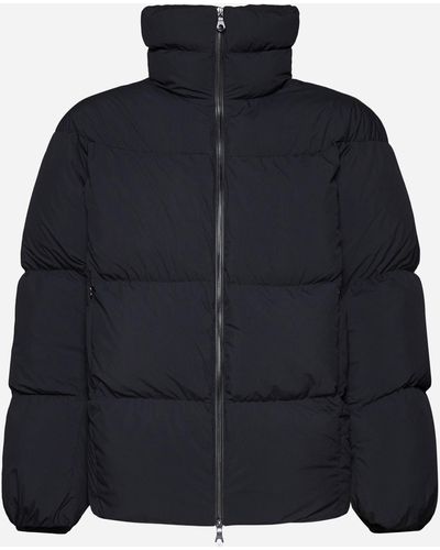 Studio Nicholson Oject Quilted Nylon Down Jacket - Blue