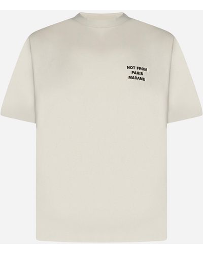 Drole de Monsieur Nfpm Cotton T-shirt - White