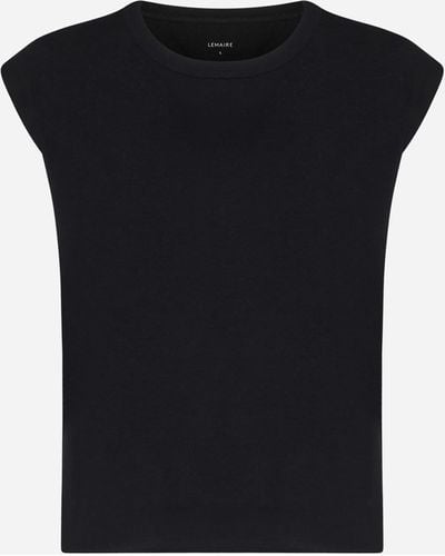 Lemaire T-Shirts And Polos - Black