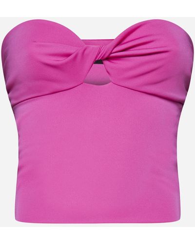 ANDAMANE Lucille Bustier Top - Pink