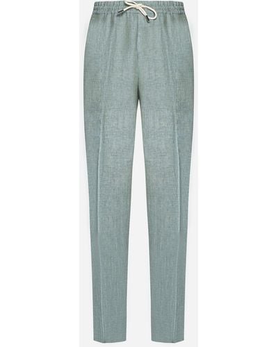 Etro Linen Pants - Green