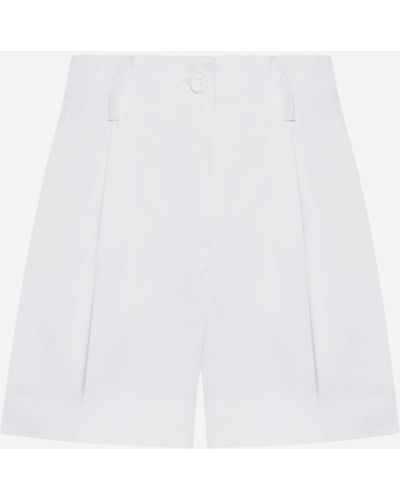 P.A.R.O.S.H. Canyox Cotton Shorts - White