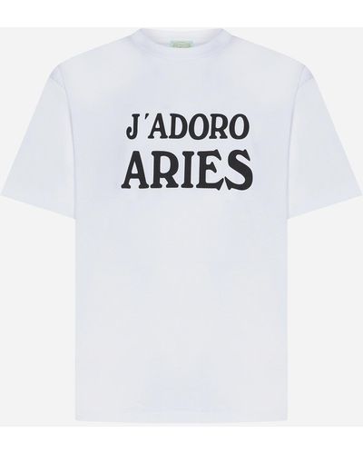 Aries J'adoro Cotton T-shirt - White